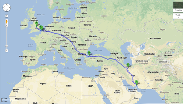 Broughton-Astley-UK-to-Bandar-Abbas-Iran-GoogleMaps