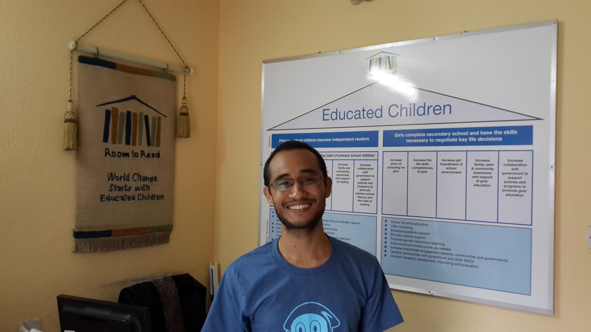 Rishi, who very kindly shared the inspiring work of Room to Read in Nepal